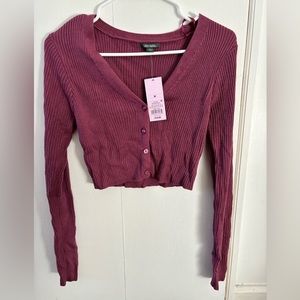 NWT cropped shirt